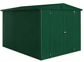 Abri de jardin métal Biohort Europa T6 vert foncé surface totale 7.32 m²