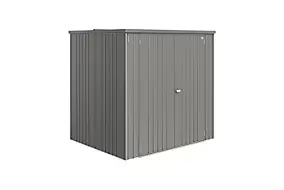 Armoire de jardin, rangement outils, acier gris, l.192 x P.155 x H.184 cm, Biohort