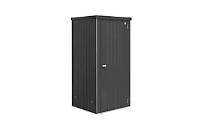 Armoire de jardin, rangement outils, métal gris foncé, l.93 x P.83 x H.182,5 cm, Biohort