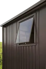 Elément de fenêtre pour abri de jardin Biohort Europa gris foncé