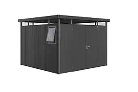 Element de fenêtre pour abri de jardin Biohort gris foncé