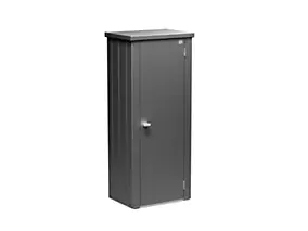 Armoire de balcon Julia gris quartz haute taille M Biohort