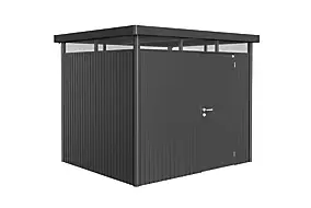 Abri de jardin métal Biohort HighLine H3 gris foncé simple porte surface totale 6.46 m²
