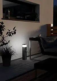 Borne extérieure avec prises électriques et éclairage E27 IP54 Eglo Park 5