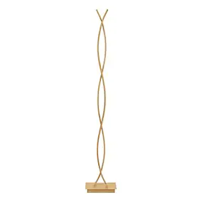 Lampadaire LED integrée Lasana 4 effet bois IP20 36W H.143cm Eglo