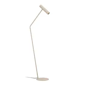 Lampadaire métal beige sable Ø27 x H.158 cm GU10 4.7W IP20, Camina Eglo
