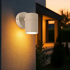 Applique extérieure murale GU10 beige 28 W IP44 Eglo Tomelloso