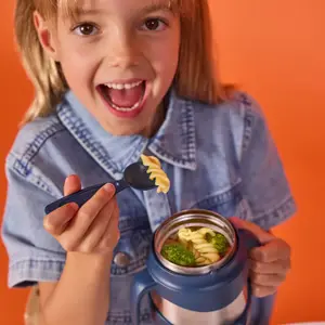 Boîte à repas isotherme avec fourchette Midnight (335 ml)