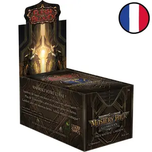 Boite de 12 boosters Pack Maîtrise Gardien - Flesh and Blood FR