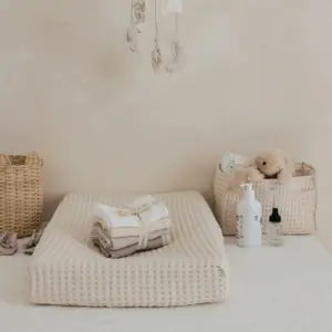 Housse de matelas à langer Gofre Vanilla