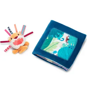 Livre bébé en tissu Jack le lion