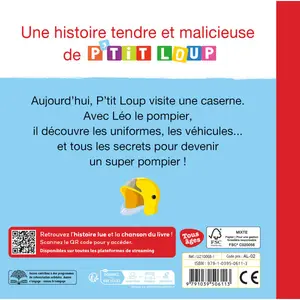 Mon album P'tit Loup veut devenir pompier
