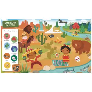 Livre Cherche et trouve des tout-petits Autour du monde