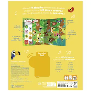 Livre sonore cherche et trouve des tout-petits Les animaux