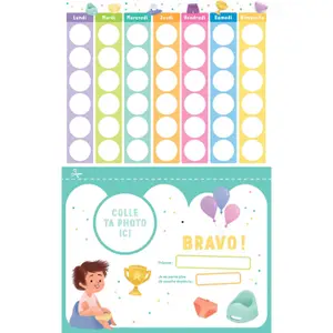 Calendrier Je vais sur le pot