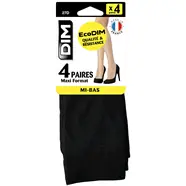 Mi-bas en mousse noir taille 35-41 27D