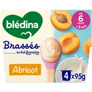 Dessert lacté à l'abricot dès 6 mois
