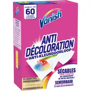 Lingettes protection anti-décoloration sécables