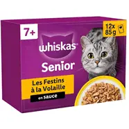 Pâtée en sauce à la volaille pour chat senior