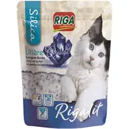 Litière silice non-agglomérante pour chat