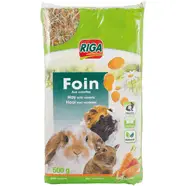 Foin aux carottes pour rongeur