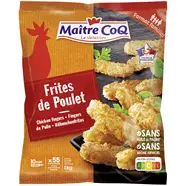 FRITES DE POULET OU NUGGETS SURGELES MAITRE COQ