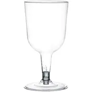 Verre à vin en plastique réutilisable 17 cl