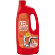 Déboucheur liquide à la soude avec javel pour canalisations
