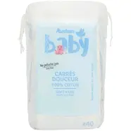 Cotons carrés doux