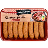 8 SAUCISSES FUMÉES MADRANGE