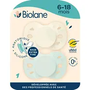 Tétines 2ème âge en silicone
