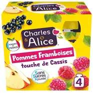 GOURDES DE COMPOTE SANS SUCRES AJOUTÉS CHARLES ET ALICE