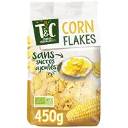 Céréales corn flakes sans sucres ajoutés bio