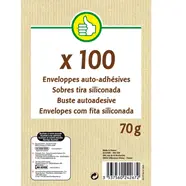 Enveloppes auto-adhésives 162 x 114 mm