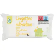 Lingettes nettoyantes multi-surfaces citron