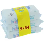 Lingettes nettoyantes à l'eau