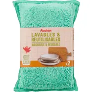 Eponges lavables et réutilisables