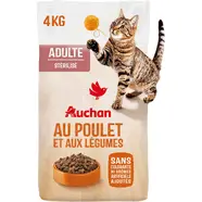 Croquettes au poulet et légumes pour chat adulte stérilisé