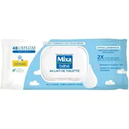 Lingettes nettoyantes au lait de toilette