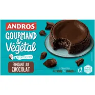 Fondant au chocolat et au lait de coco