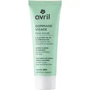 Gommage visage à la poudre de riz et d'abricot bio