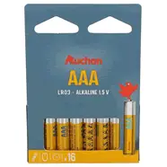 Piles alcalines LR03 - type AAA