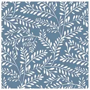 Papier cadeau motif bleu et blanc 200 x 70 cm