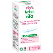 Tampon avec applicateur coton hypoallergéniques bio