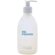 Flacon vide en verre pour gel douche rechargeable