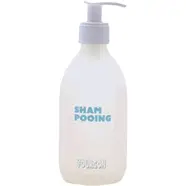 Flacon vide en verre pour shampoing rechargeable