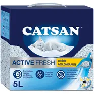 Litière minérale agglomérante pour chat