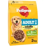 Croquettes à la volaille et légumes pour chien adulte