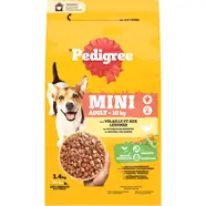 Croquettes à la volaille et légumes pour petit chien adulte