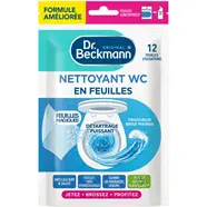 Feuilles nettoyantes WC anti-calcaire